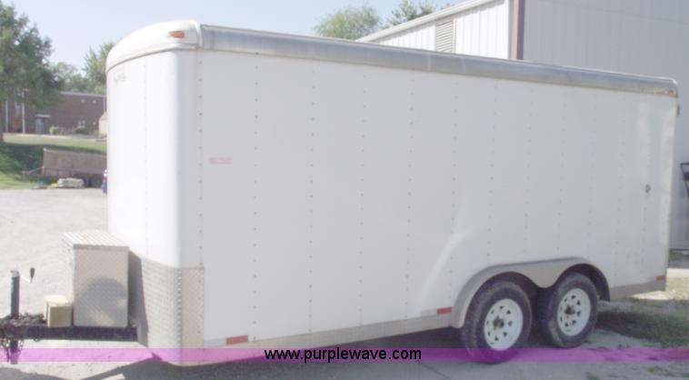 image for item C5559 2000 Doo Little 16' enclosed trailer