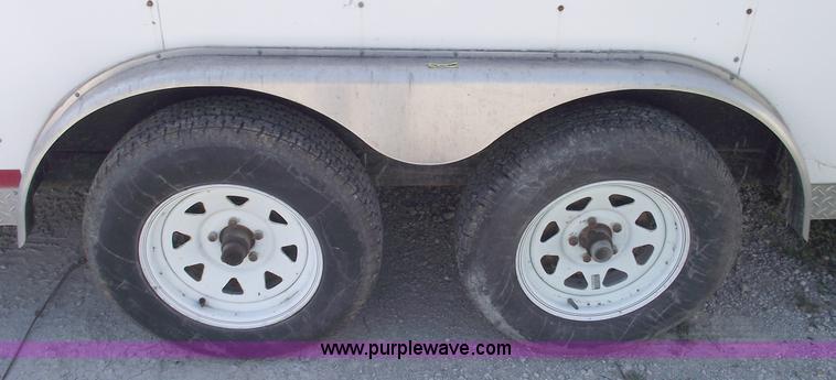 image for item C5559 2000 Doo Little 16' enclosed trailer