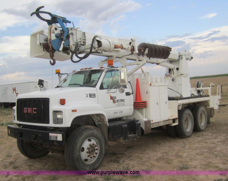 image for item C9754 1998 GMC C8500 bucket digger truck