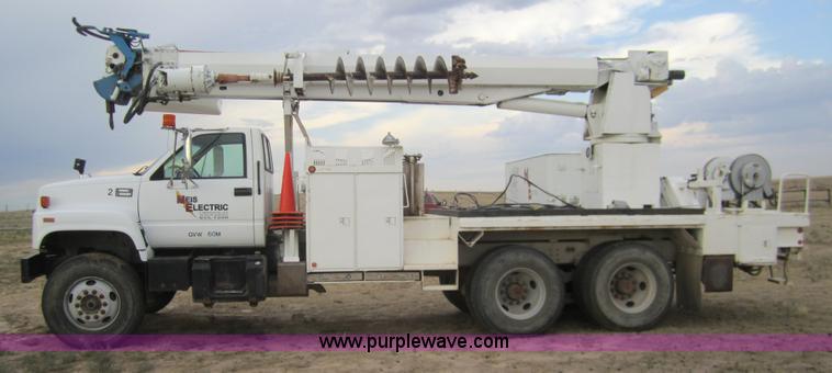 image for item C9754 1998 GMC C8500 bucket digger truck