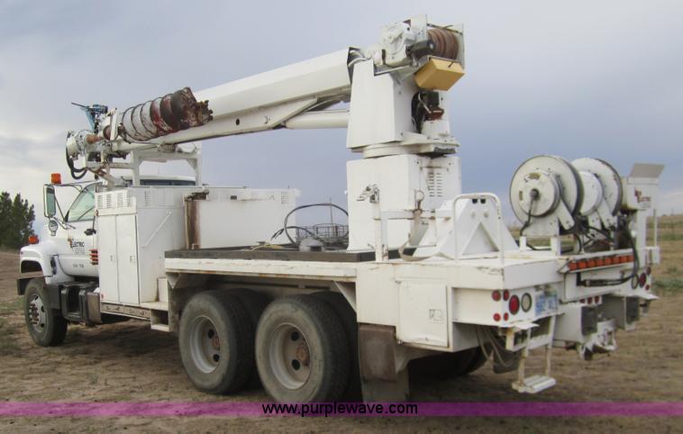 image for item C9754 1998 GMC C8500 bucket digger truck