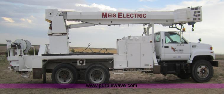 image for item C9754 1998 GMC C8500 bucket digger truck