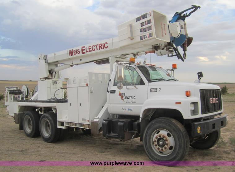 image for item C9754 1998 GMC C8500 bucket digger truck