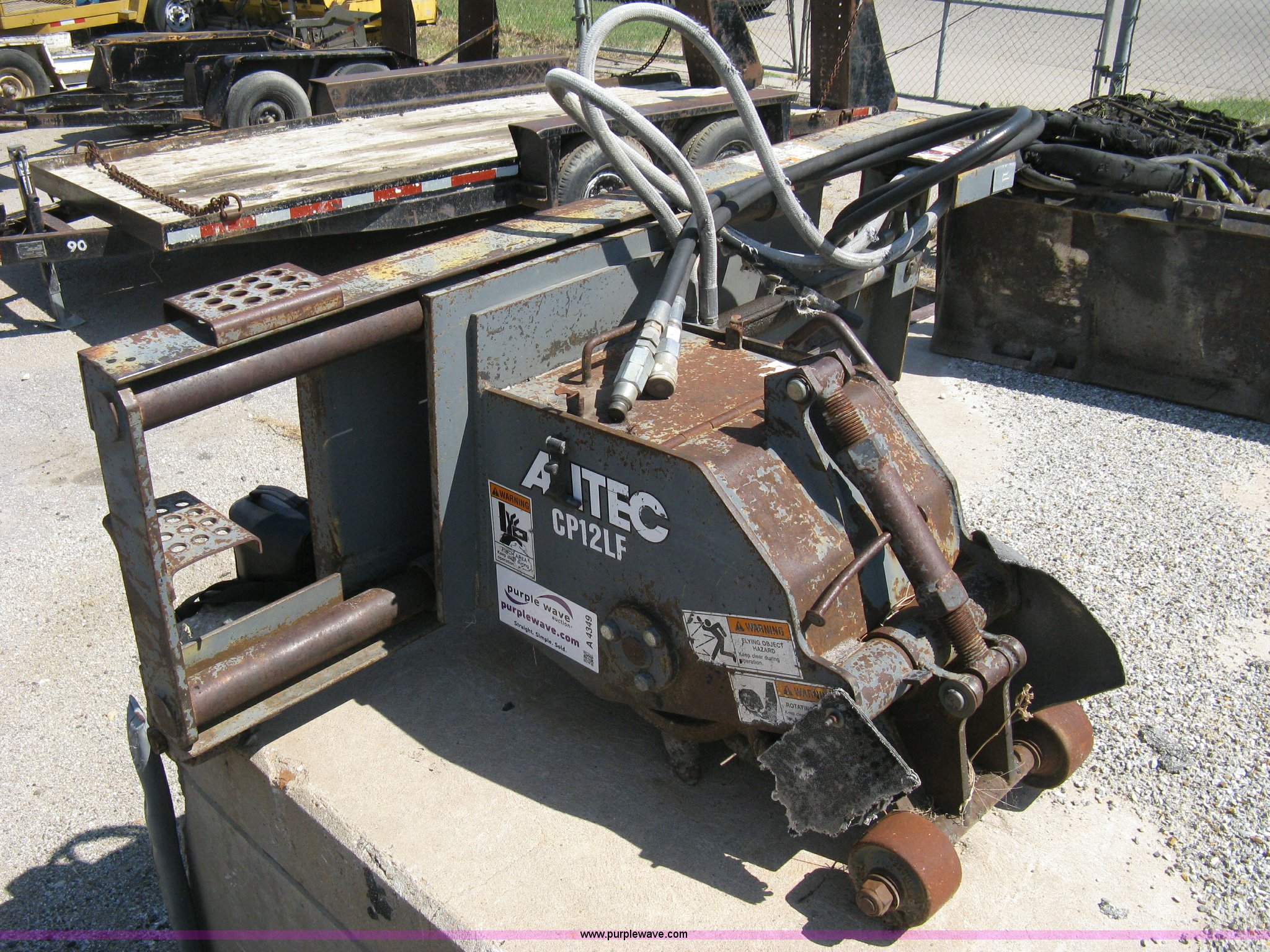 Alitec CP12LF asphalt planer skid steer attachment in Wichita, KS
