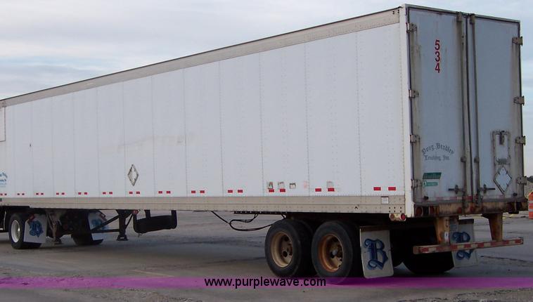 image for item A1488 1999 Great Dane 53' dry van trailer