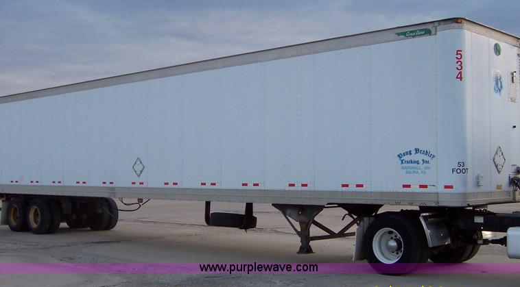 image for item A1488 1999 Great Dane 53' dry van trailer