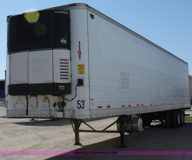 image for item A2901 1998 Wabash 53' reefer trailer