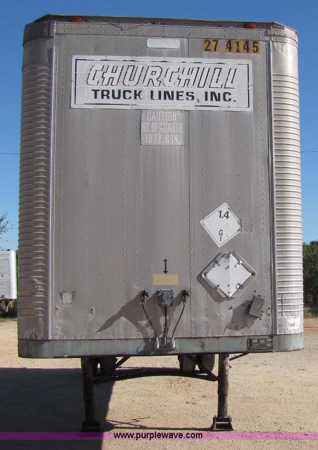 image for item A5041 1980 Lufkin 27' pup trailer