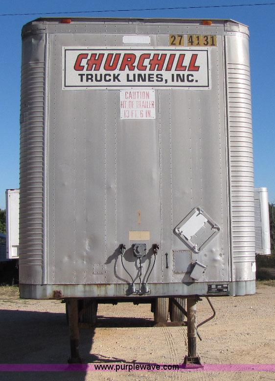 image for item A5042 1980 Lufkin 27' pup trailer