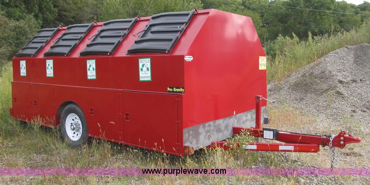 image for item A8004 2009 Pro-Tainer compartmentalized recycle trailer