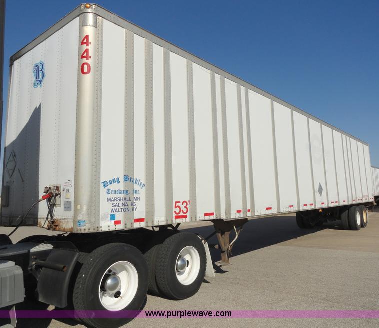 image for item C5039 2000 Wabash 53' van trailer