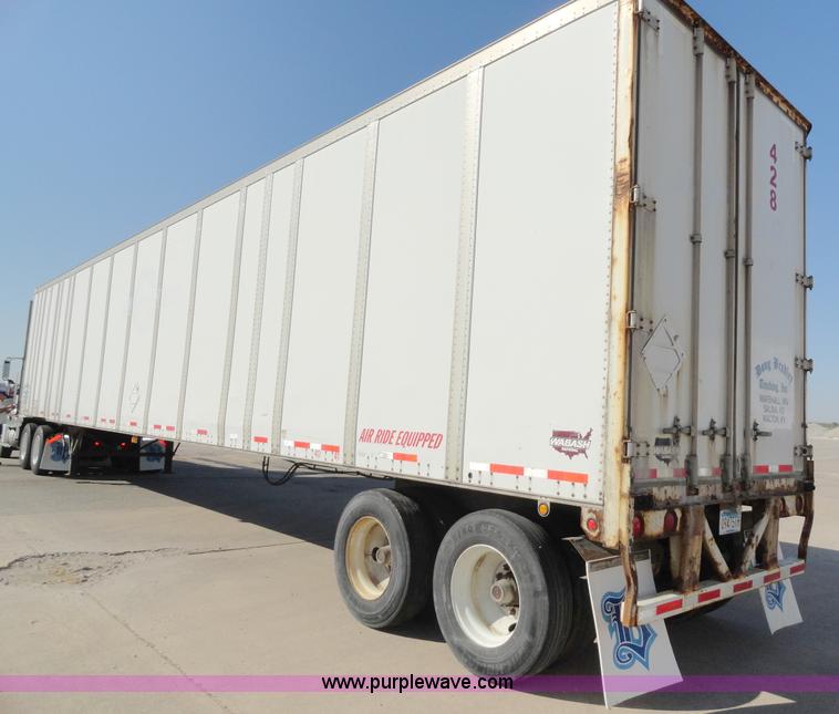 image for item C5040 2000 Wabash 53' dry van trailer