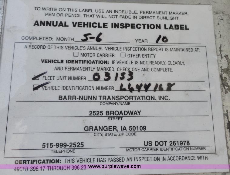 image for item C5040 2000 Wabash 53' dry van trailer