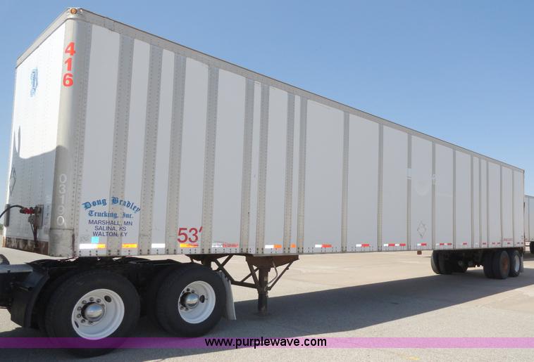 image for item C5052 2000 Wabash 53' dry van trailer