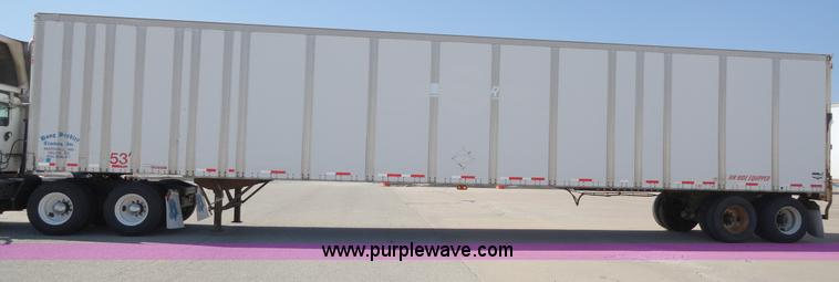 image for item C5052 2000 Wabash 53' dry van trailer