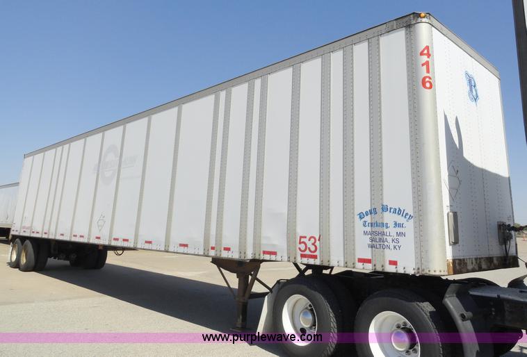 image for item C5052 2000 Wabash 53' dry van trailer