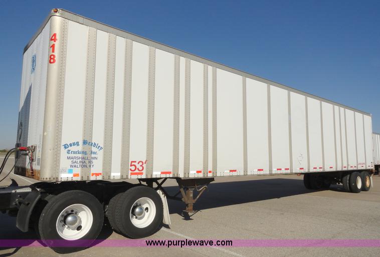image for item C5054 2000 Wabash 53' van trailer