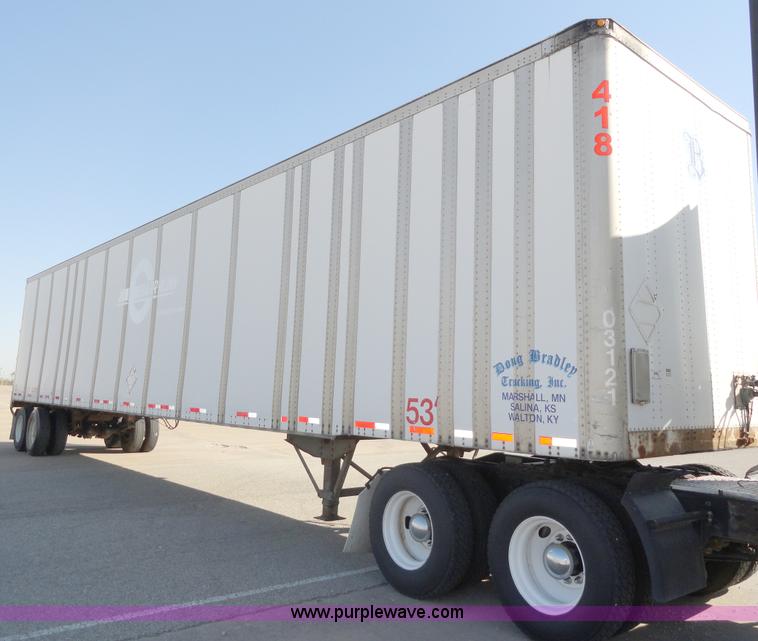 image for item C5054 2000 Wabash 53' van trailer