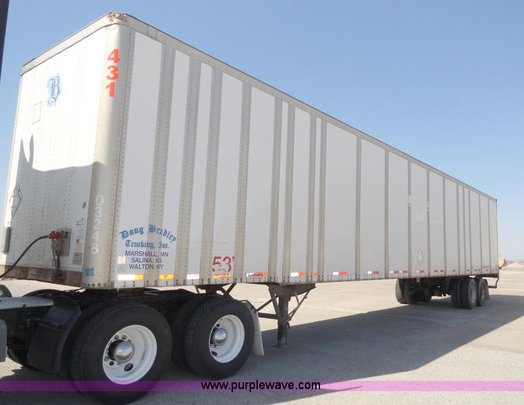 image for item C5055 2000 Wabash 53' dry van trailer
