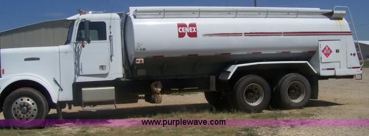 image for item D8504 1987 Freightliner FLC-64T fuel tanker truck