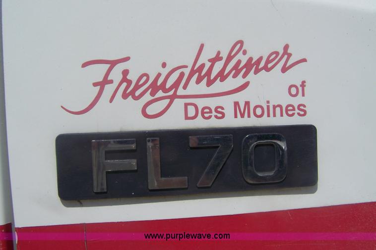 image for item D8505 1995 Freightliner FL70 fuel tanker truck