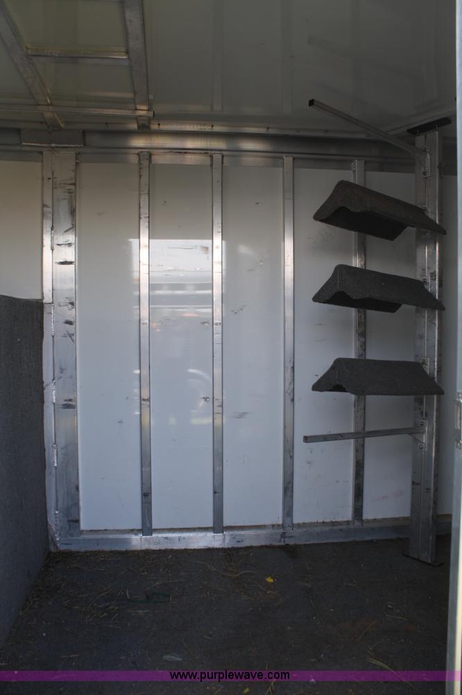 image for item A2375 2004 Norstar Cimarron three horse slant trailer