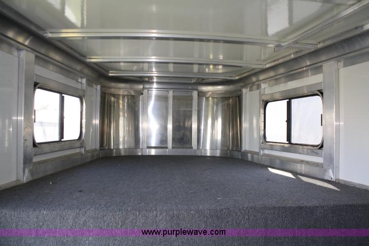 image for item A2375 2004 Norstar Cimarron three horse slant trailer