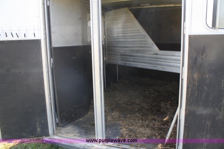 image for item A2375 2004 Norstar Cimarron three horse slant trailer