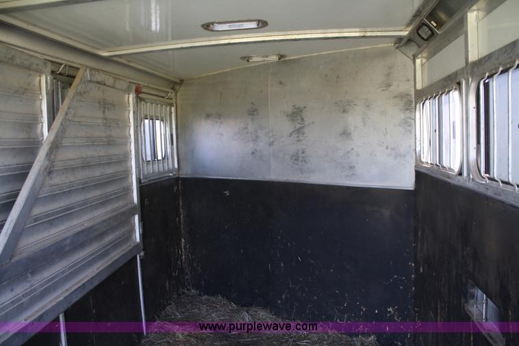 image for item A2375 2004 Norstar Cimarron three horse slant trailer