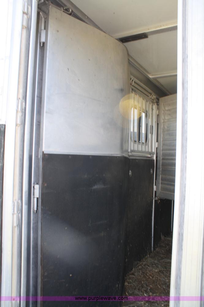 image for item A2375 2004 Norstar Cimarron three horse slant trailer