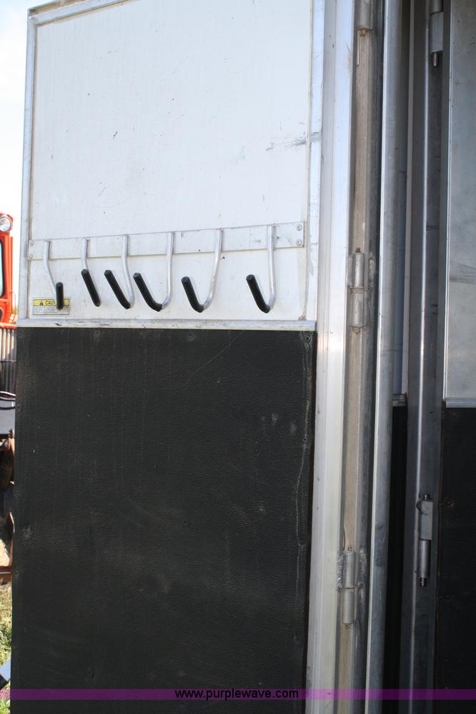 image for item A2375 2004 Norstar Cimarron three horse slant trailer