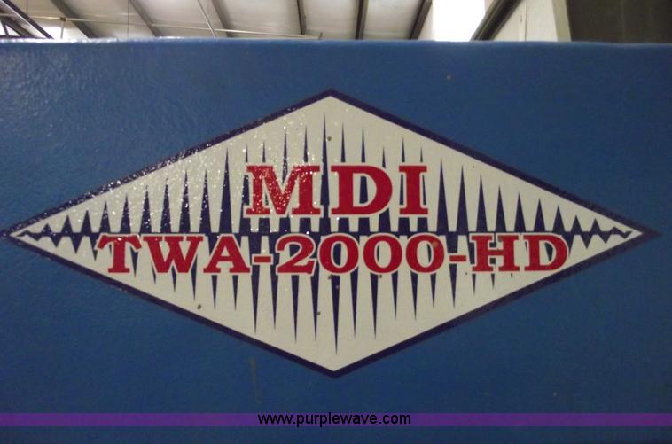 image for item A4014 2009 MDI TWA-2000-HD metal detector system