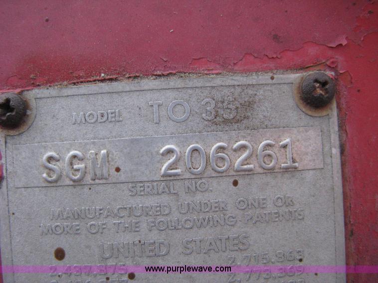 image for item A4385 Massey-Ferguson TO35 tractor