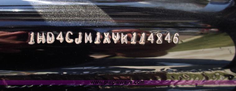 image for item B9171 2000 Harley Davidson Sportster 883 motorcycle