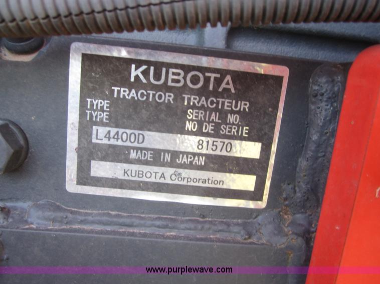 image for item C5018 2008 Kubota L4400 MFWD tractor
