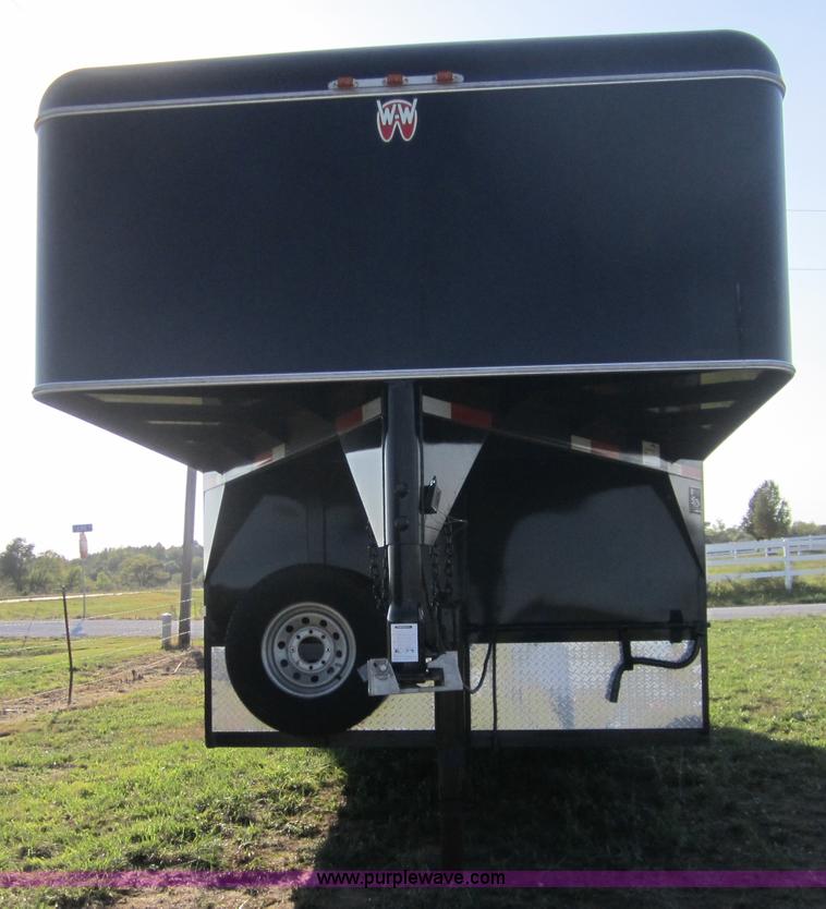 image for item C5019 2008 W-W 32' enclosed cargo trailer
