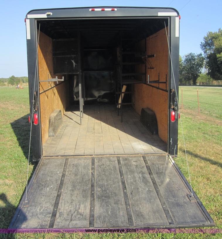 image for item C5019 2008 W-W 32' enclosed cargo trailer