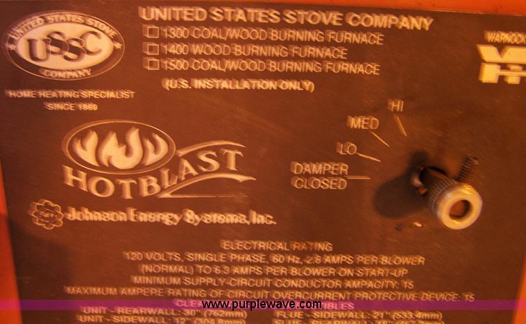 image for item C9403 Hot Blast wood burner