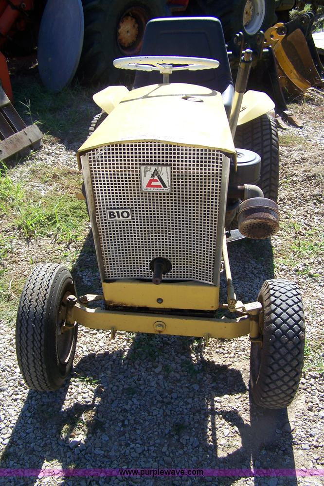 image for item E9312 Allis Chalmers B10 lawn tractor