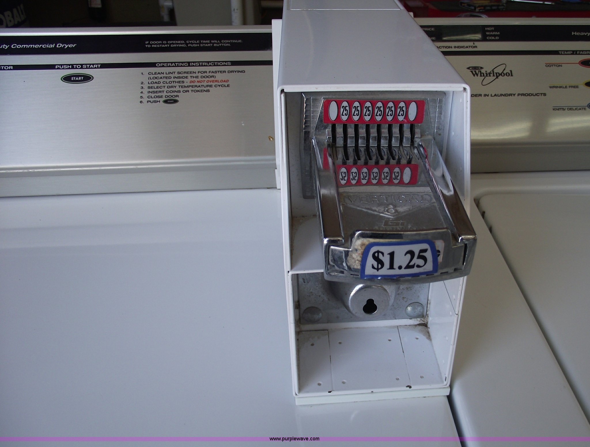 Whirlpool commercial coin operated washer and dryer in Tina, MO Item