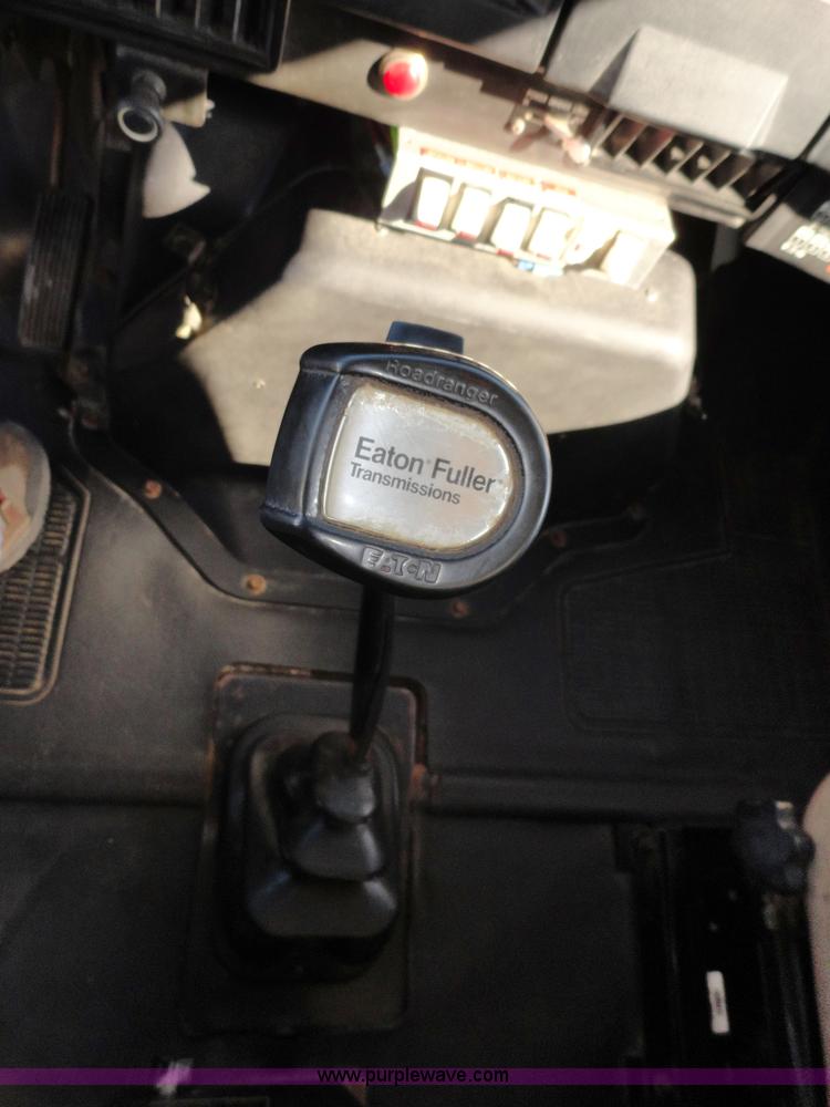 image for item A2413 1995 International 4900 tandem axle dump truck with plow and spreader