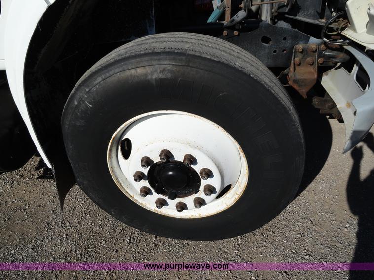 image for item A2413 1995 International 4900 tandem axle dump truck with plow and spreader