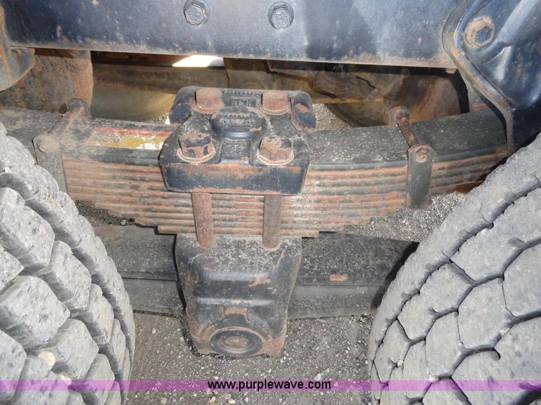 image for item A2413 1995 International 4900 tandem axle dump truck with plow and spreader