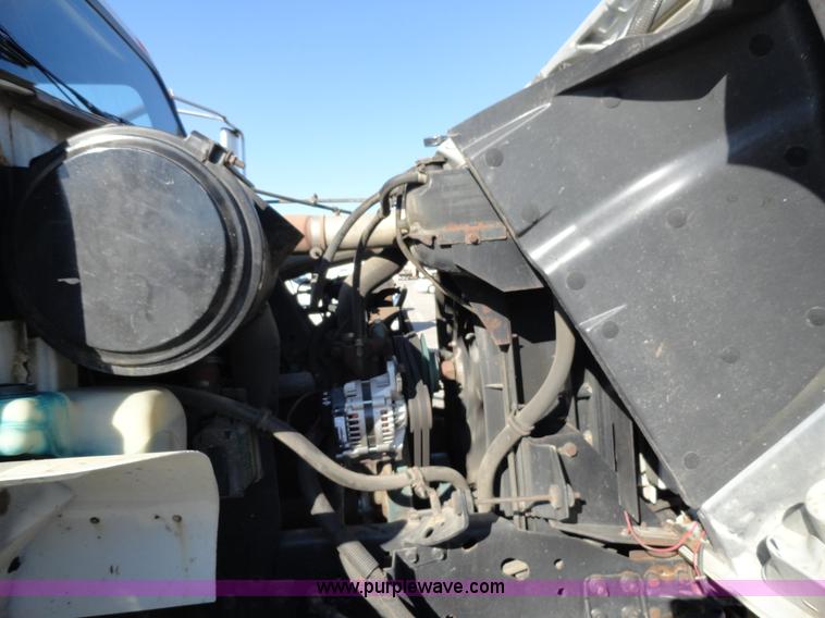 image for item A2417 1992 International 4900 tandem axle dump truck with plow and spreader