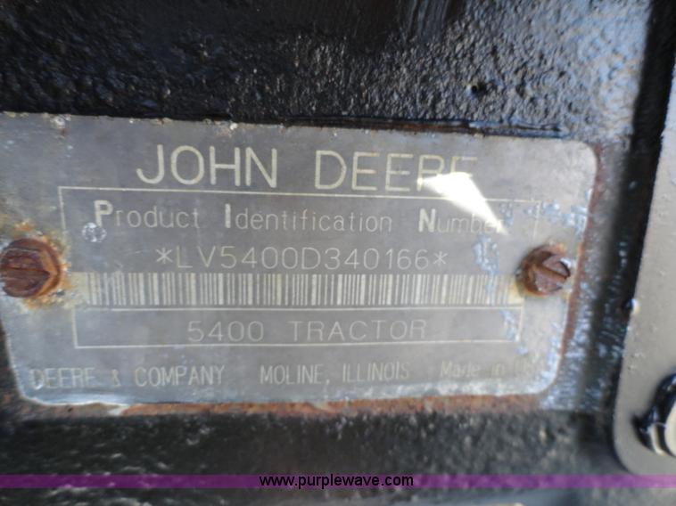 image for item A2418 1994 John Deere 5400 utility tractor