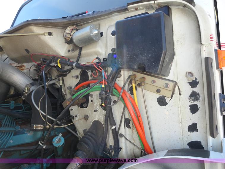 image for item A2421 1992 International 4900 tandem axle dump truck with plow and spreader