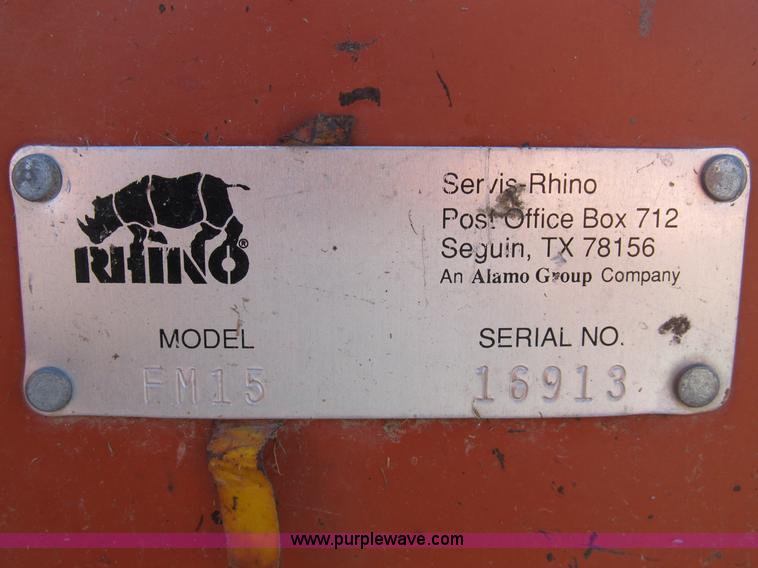 image for item A2426 Rhino FM15 rotary mower