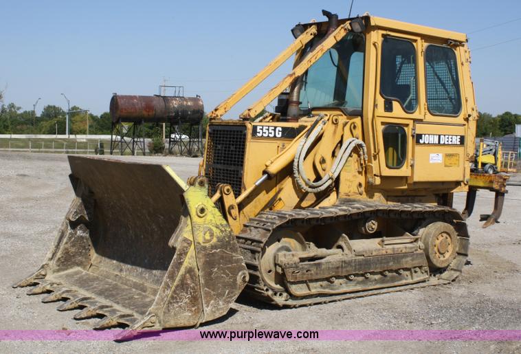 image for item A2478 1993 John Deere 555G track loader