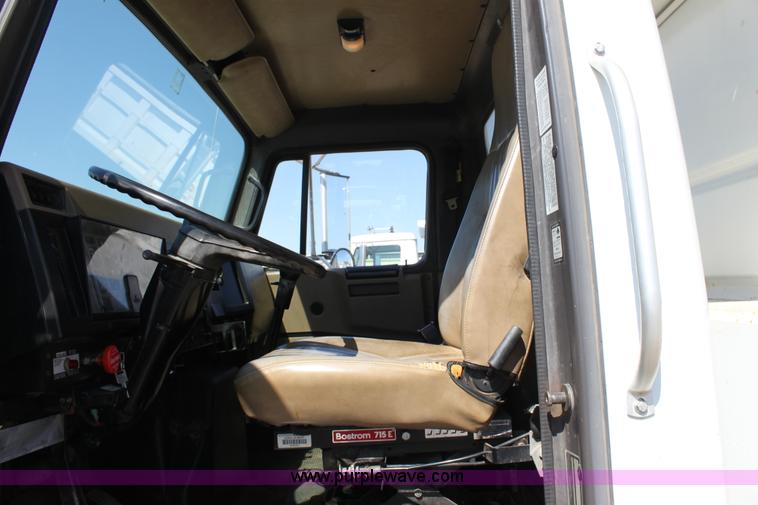 image for item A2892 1995 International 4900 tandem axle dump truck with plow and spreader