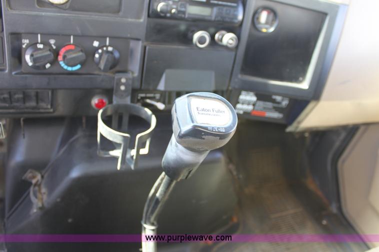 image for item A2892 1995 International 4900 tandem axle dump truck with plow and spreader